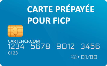 CARTE PRÉPAYÉE POUR FICP